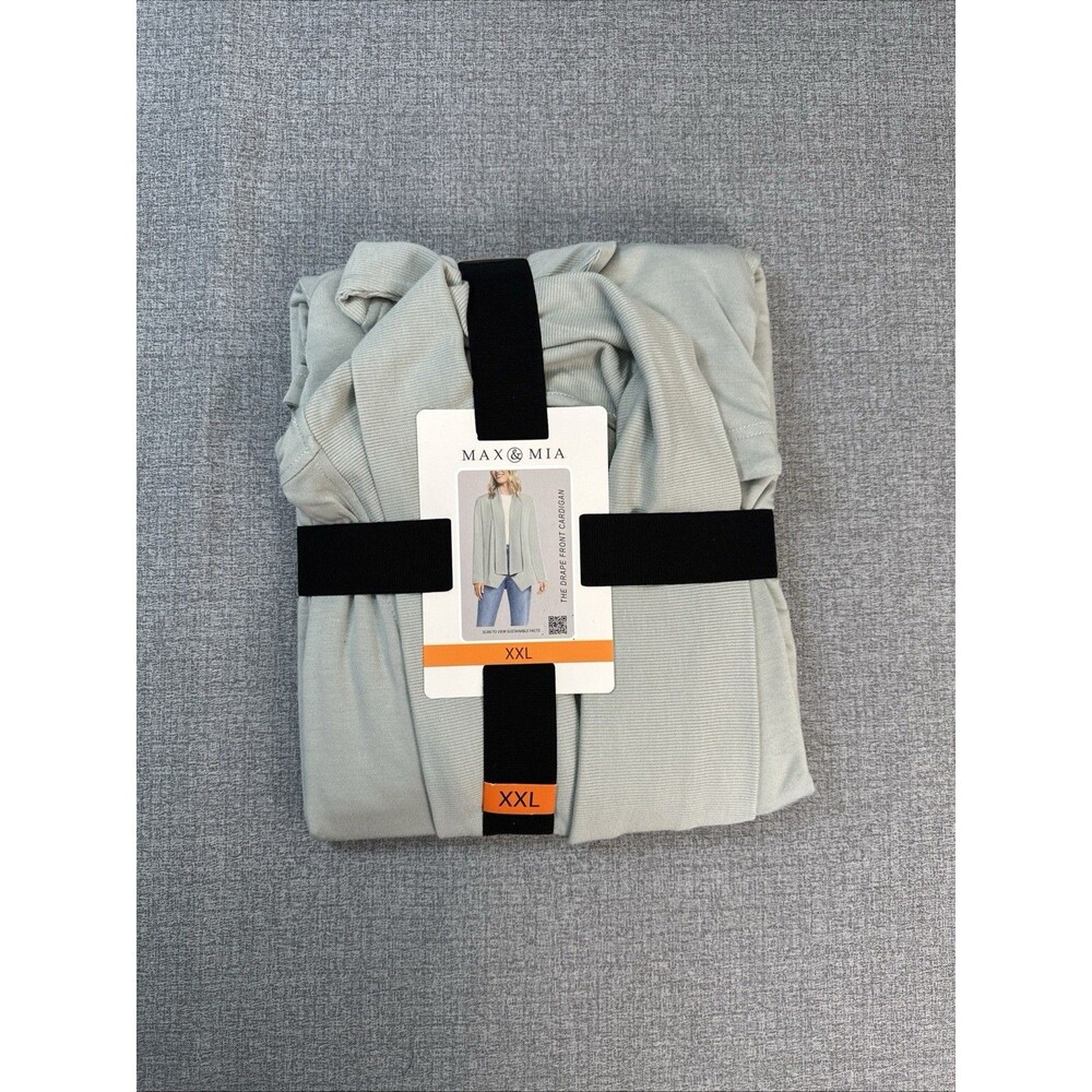 Max & Mia Cardigan Womens Large Light Olive Size XXL